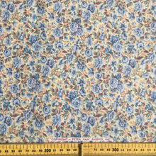 Load image into Gallery viewer, Pastel Blue Floral Cotton 2.2m
