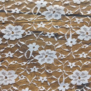 White Floral Bridal Lace 2.1m
