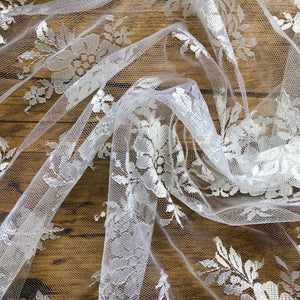 White Floral Bridal Lace