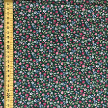 Load image into Gallery viewer, Green Ditsy Floral Cotton Fabric 1.65m
